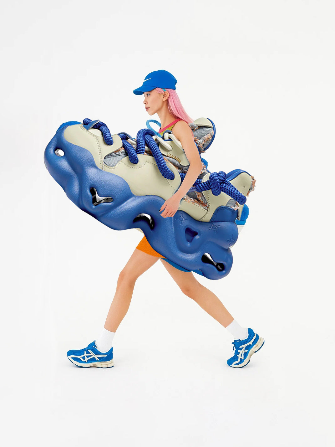 XMZY | 2025 Street Style Leather Dad Shoes-Blue - PSYLOS 1, XMZY | 2025 Street Style Leather Dad Shoes-Blue, Chunky Sneakers, XMZY•JAPAN, PSYLOS 1