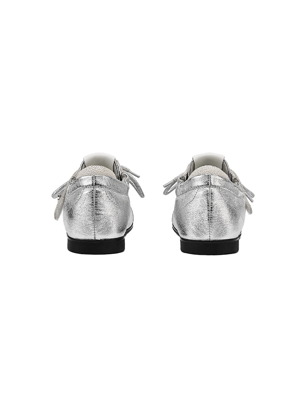 SMILEY | Ballet Flats Round Toe Shoes-Silver - PSYLOS 1, SMILEY | Ballet Flats Round Toe Shoes-Silver, Retro Trainers, SMILEY, PSYLOS 1