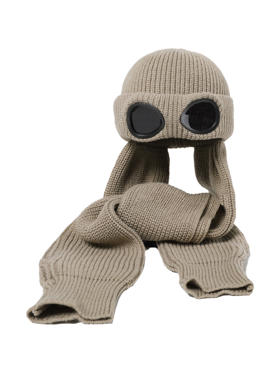 IIING | Flight Sunglasses Knit Scarf Beanie-Khaki - PSYLOS 1, IIING | Flight Sunglasses Knit Scarf Beanie-Khaki, Accessories, IIING, PSYLOS 1
