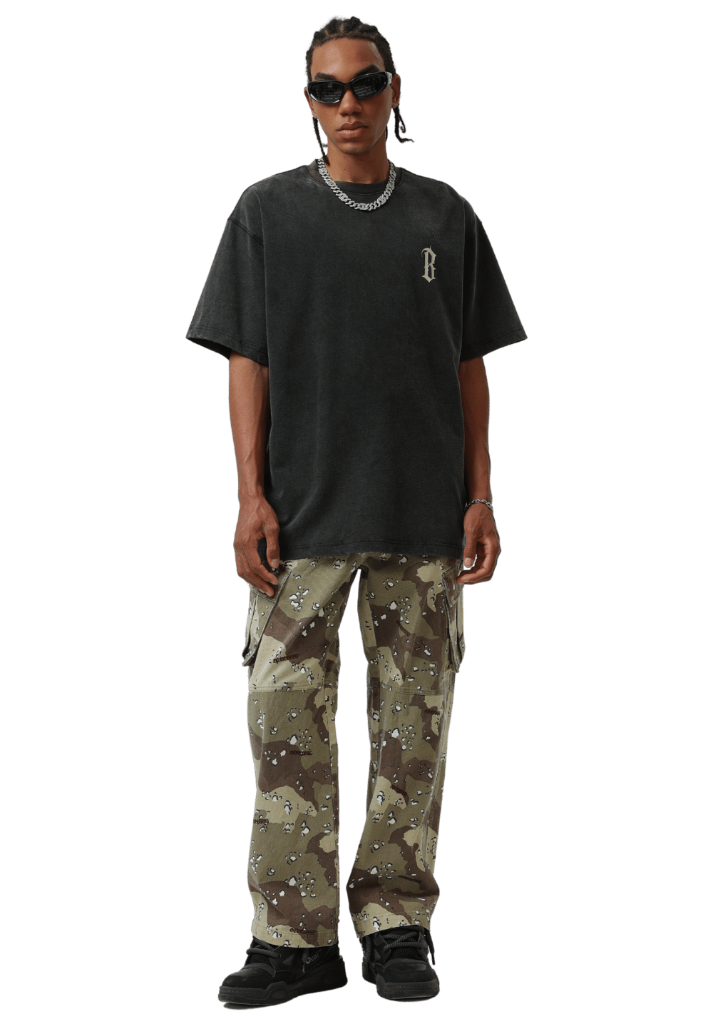 Camouflage Embroidered Work Pants - PSYLOS 1, Camouflage Embroidered Work Pants, Pants, Boneless, PSYLOS 1