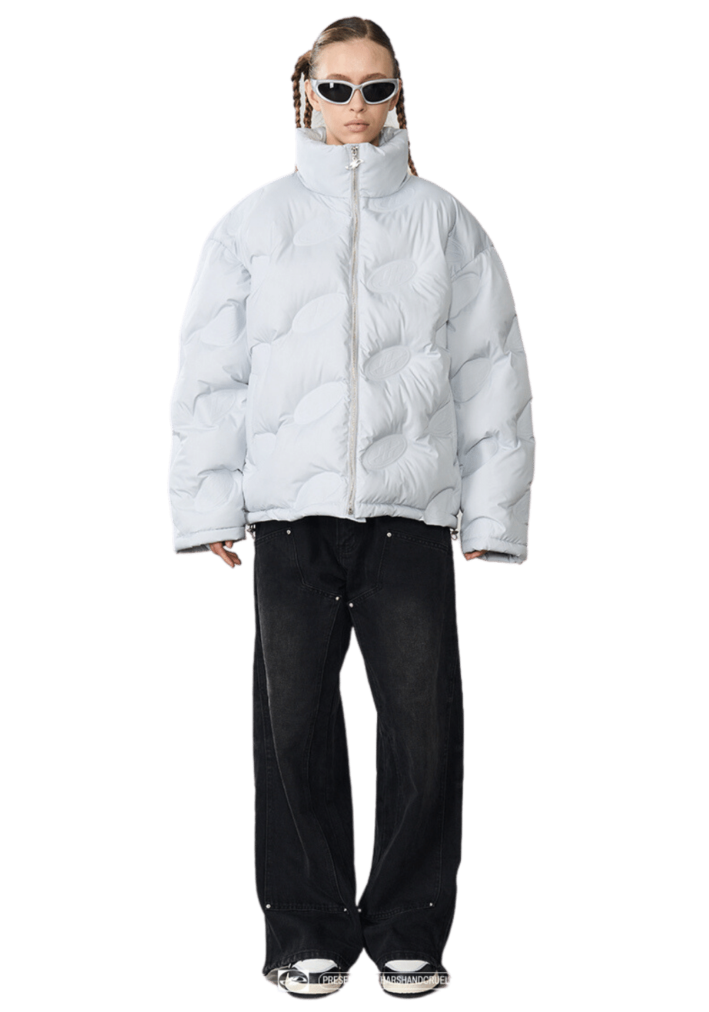 Structured Stand Collar Puffer Jacket - PSYLOS 1, Structured Stand Collar Puffer Jacket, Down Jacket, HARSH AND CRUEL, PSYLOS 1