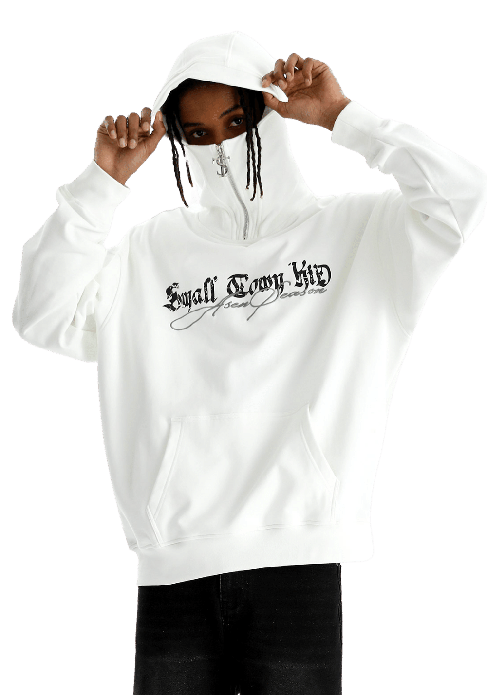 Face Covering Hoodie - PSYLOS 1, Face Covering Hoodie, Hoodie, Small Town Kid, PSYLOS 1