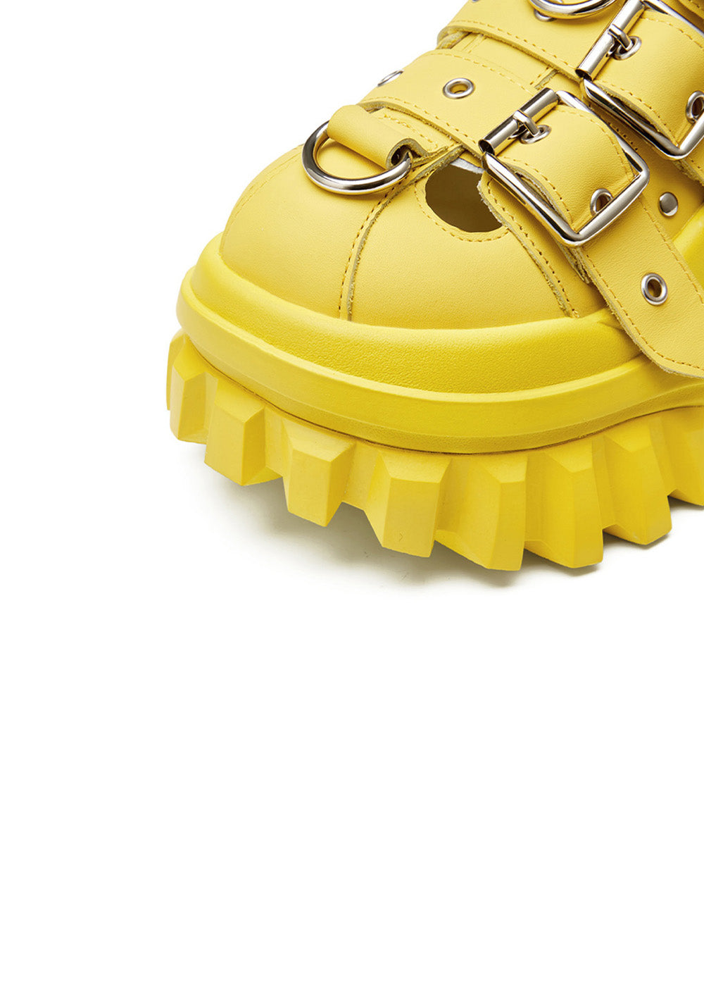 XMZY | Metallic Punk Platform Sandals-Yellow - PSYLOS 1, XMZY | Metallic Punk Platform Sandals-Yellow, Sandals, XMZY•JAPAN, PSYLOS 1