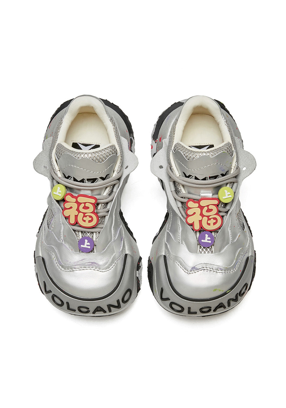 XMZY | Chunky Dad Sneakers-Silver - PSYLOS 1, XMZY | Chunky Dad Sneakers-Silver, Chunky Sneakers, XMZY•JAPAN, PSYLOS 1