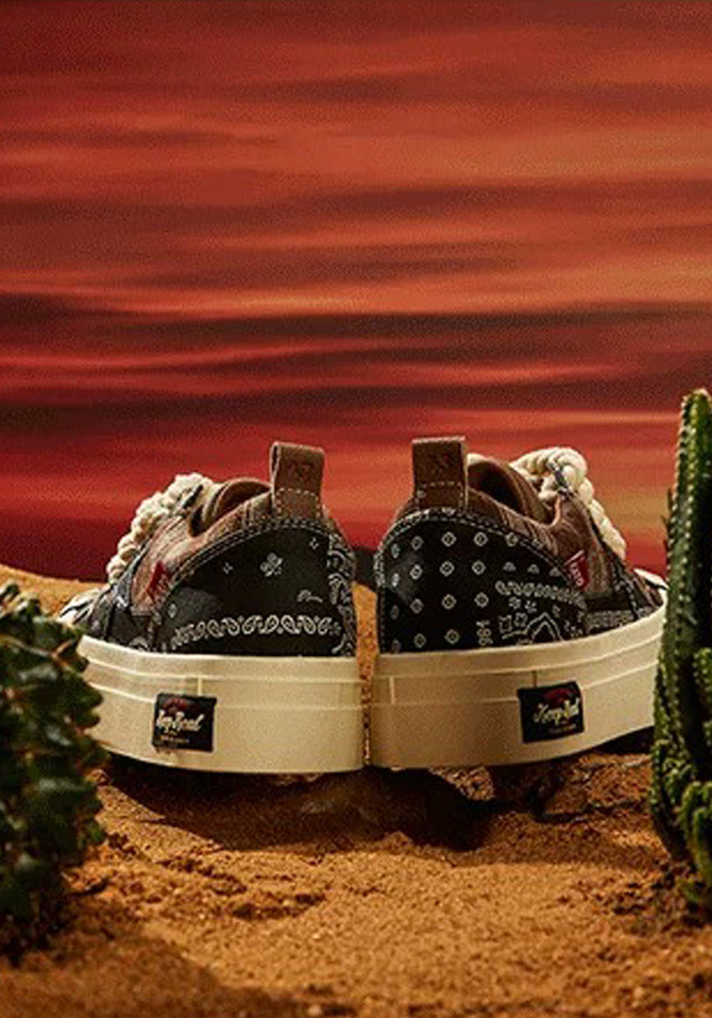 KAALIXTO丨Star Canvas Shoes-Paisley - PSYLOS 1, KAALIXTO丨Star Canvas Shoes-Paisley, Canvas Sneakers, Hype States Sale, PSYLOS 1