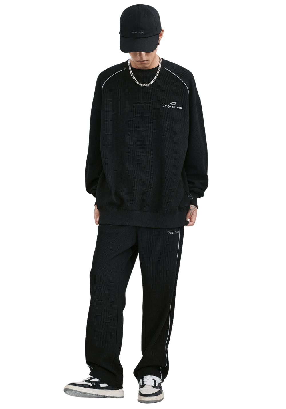 Embroidered Houndstooth Sweatpant - PSYLOS 1, Embroidered Houndstooth Sweatpant, Pants, PCLP, PSYLOS 1