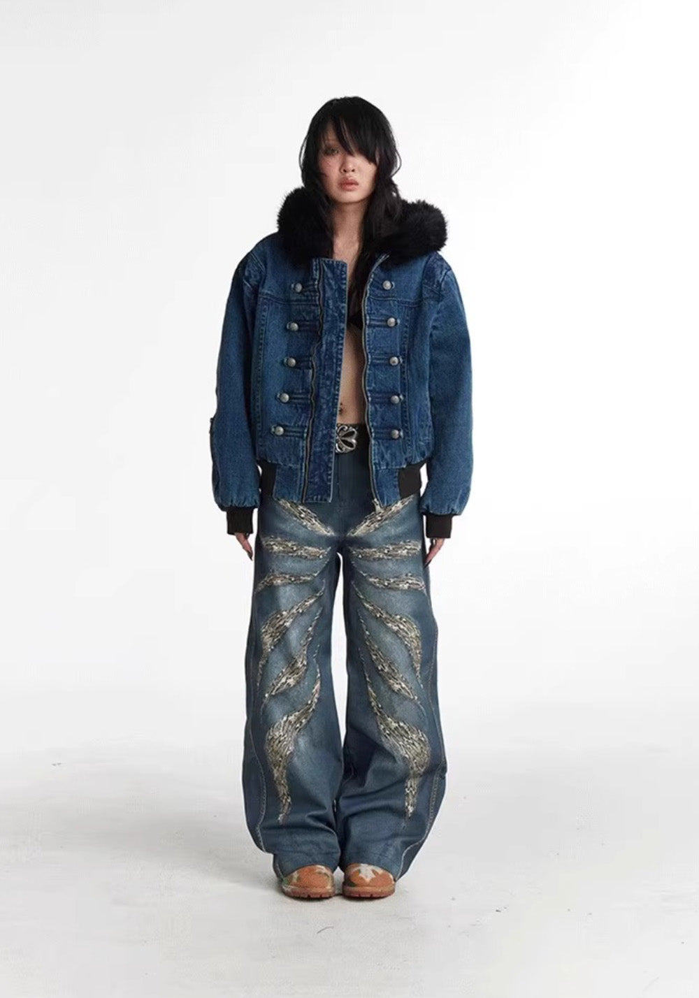 DND4DES丨Leopard Print Wide-Leg Pants - PSYLOS 1, DND4DES丨Leopard Print Wide-Leg Pants, Pants, DND4DES•JAPAN, PSYLOS 1