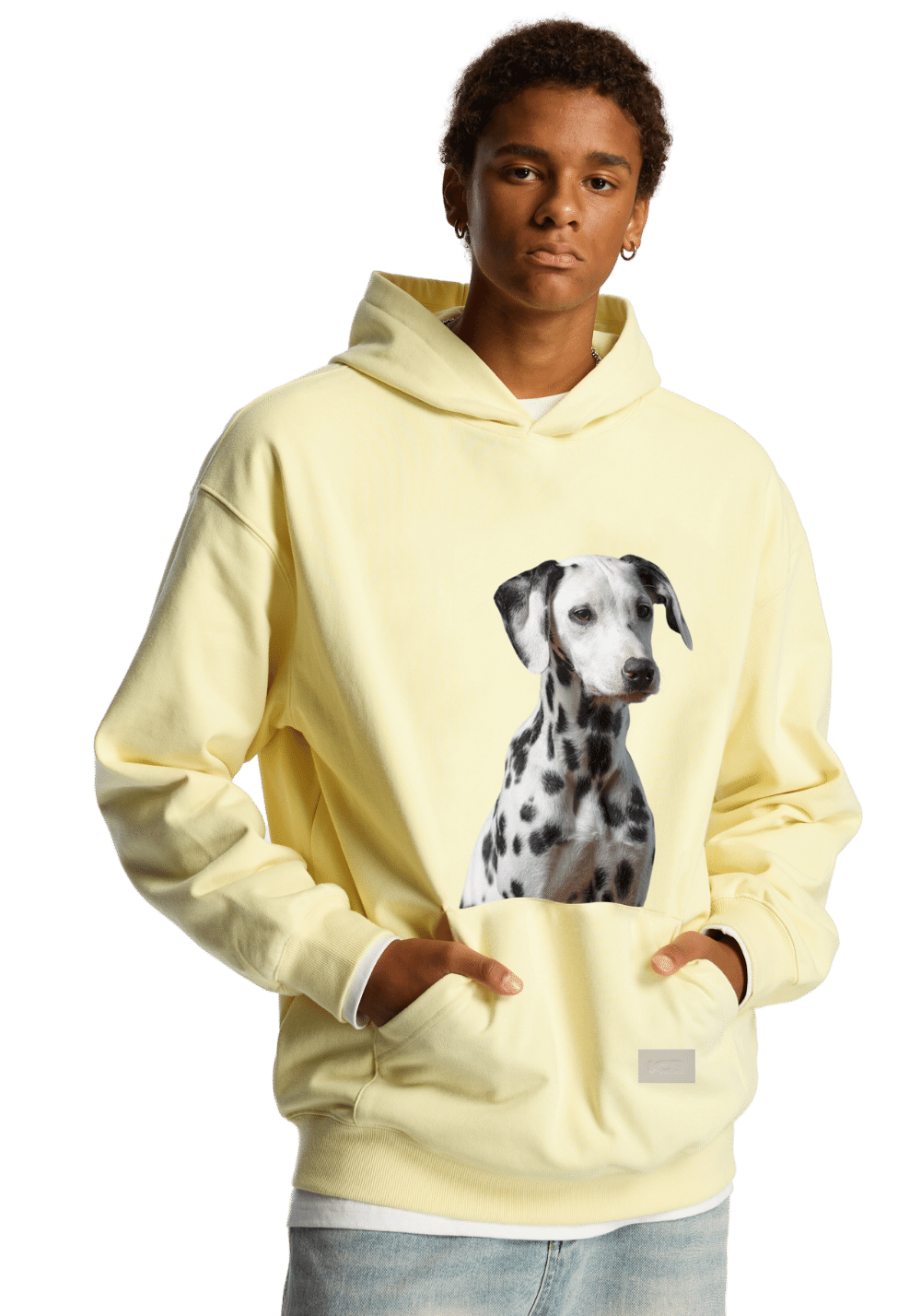Spotted Dog Print Hoodie - PSYLOS 1, Spotted Dog Print Hoodie, Sweatshirts, iconslab, PSYLOS 1