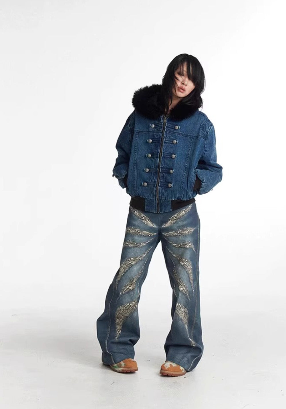 DND4DES丨Leopard Print Wide-Leg Pants - PSYLOS 1, DND4DES丨Leopard Print Wide-Leg Pants, Pants, DND4DES•JAPAN, PSYLOS 1