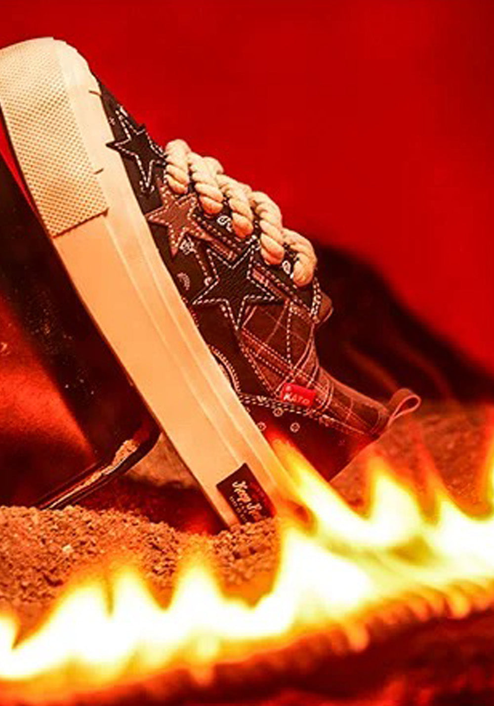 KAALIXTO丨Star Canvas Shoes-Paisley - PSYLOS 1, KAALIXTO丨Star Canvas Shoes-Paisley, Canvas Sneakers, Hype States Sale, PSYLOS 1