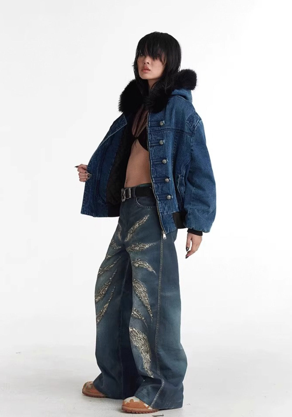 DND4DES丨Leopard Print Wide-Leg Pants - PSYLOS 1, DND4DES丨Leopard Print Wide-Leg Pants, Pants, DND4DES•JAPAN, PSYLOS 1