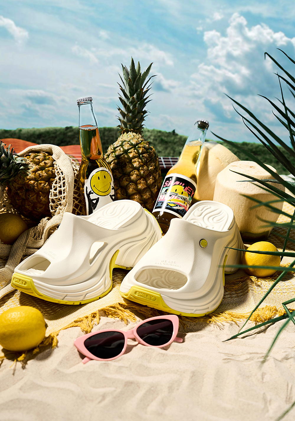 SMILEY丨Starfish Series Slippers-White - PSYLOS 1, SMILEY丨Starfish Series Slippers-White, Slippers, SMILEY•JAPAN, PSYLOS 1