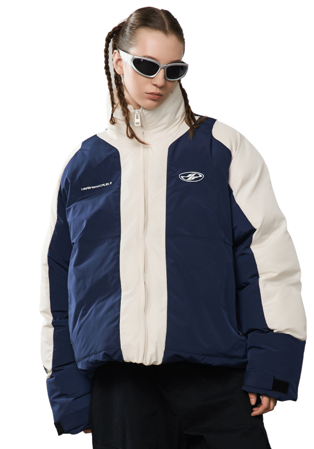 Embroidered Racing Style Padded Jacket