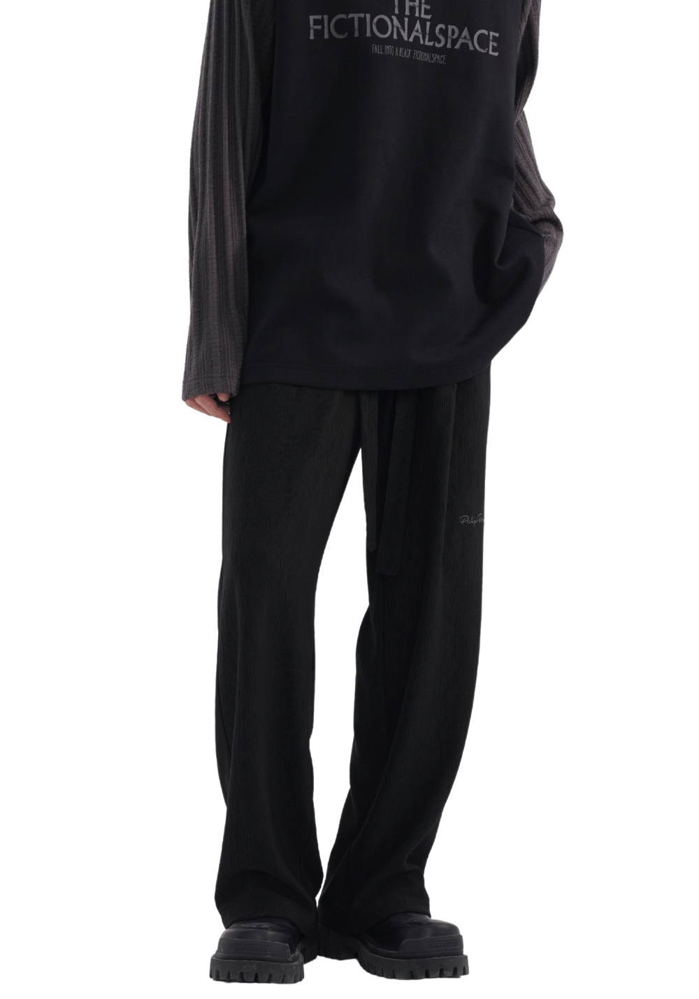 Embroidered Casual Straight Leg Pants - PSYLOS 1, Embroidered Casual Straight Leg Pants, Pants, PCLP, PSYLOS 1