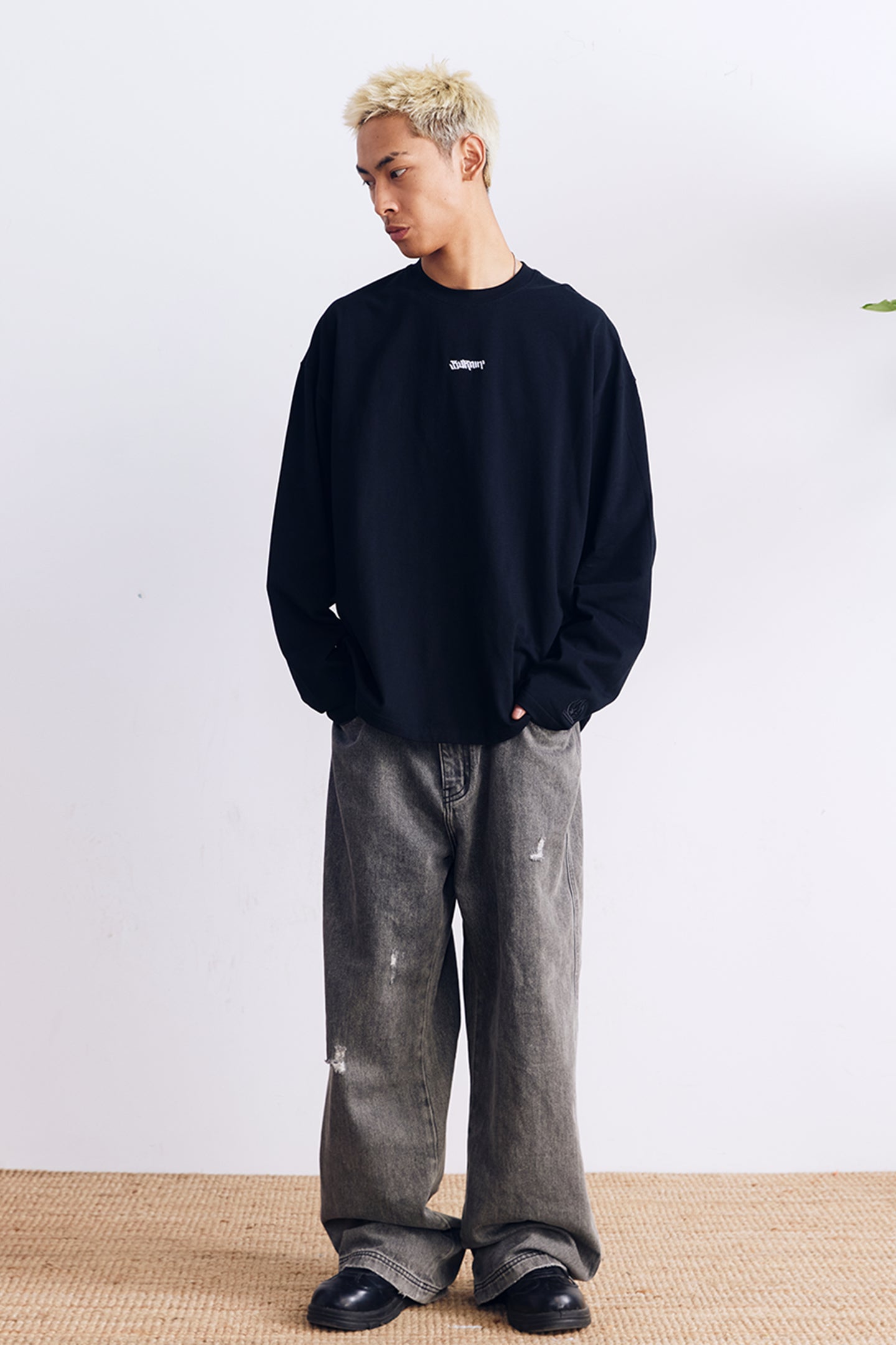 BURNIN*97'Series Logo Slogan Back Print Long Sleeve T-shirt - PSYLOS 1, BURNIN*97'Series Logo Slogan Back Print Long Sleeve T-shirt, T-shirt, Burnin, PSYLOS 1