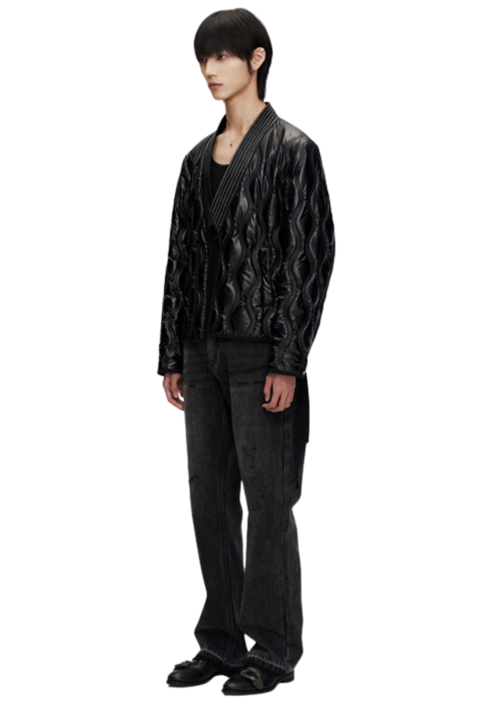 Embossed Cotton Taoist Robe - PSYLOS 1, Embossed Cotton Taoist Robe, Jacket, The Last Redemption, PSYLOS 1