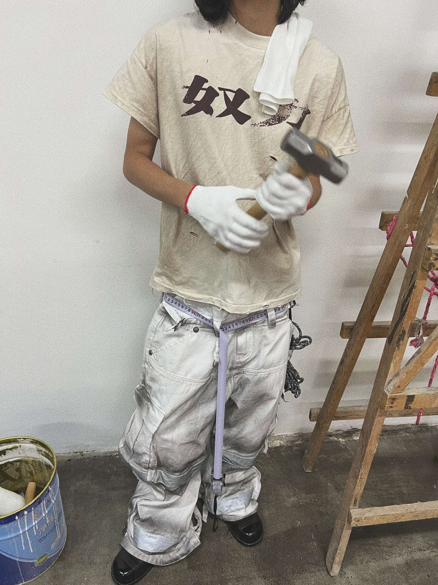 DROP2 LABOURER CARGO PANTS - PSYLOS 1, DROP2 LABOURER CARGO PANTS, Jeans, TecNineGroup, PSYLOS 1