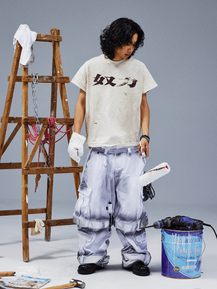 DROP2 LABOURER CARGO PANTS - PSYLOS 1, DROP2 LABOURER CARGO PANTS, Jeans, TecNineGroup, PSYLOS 1