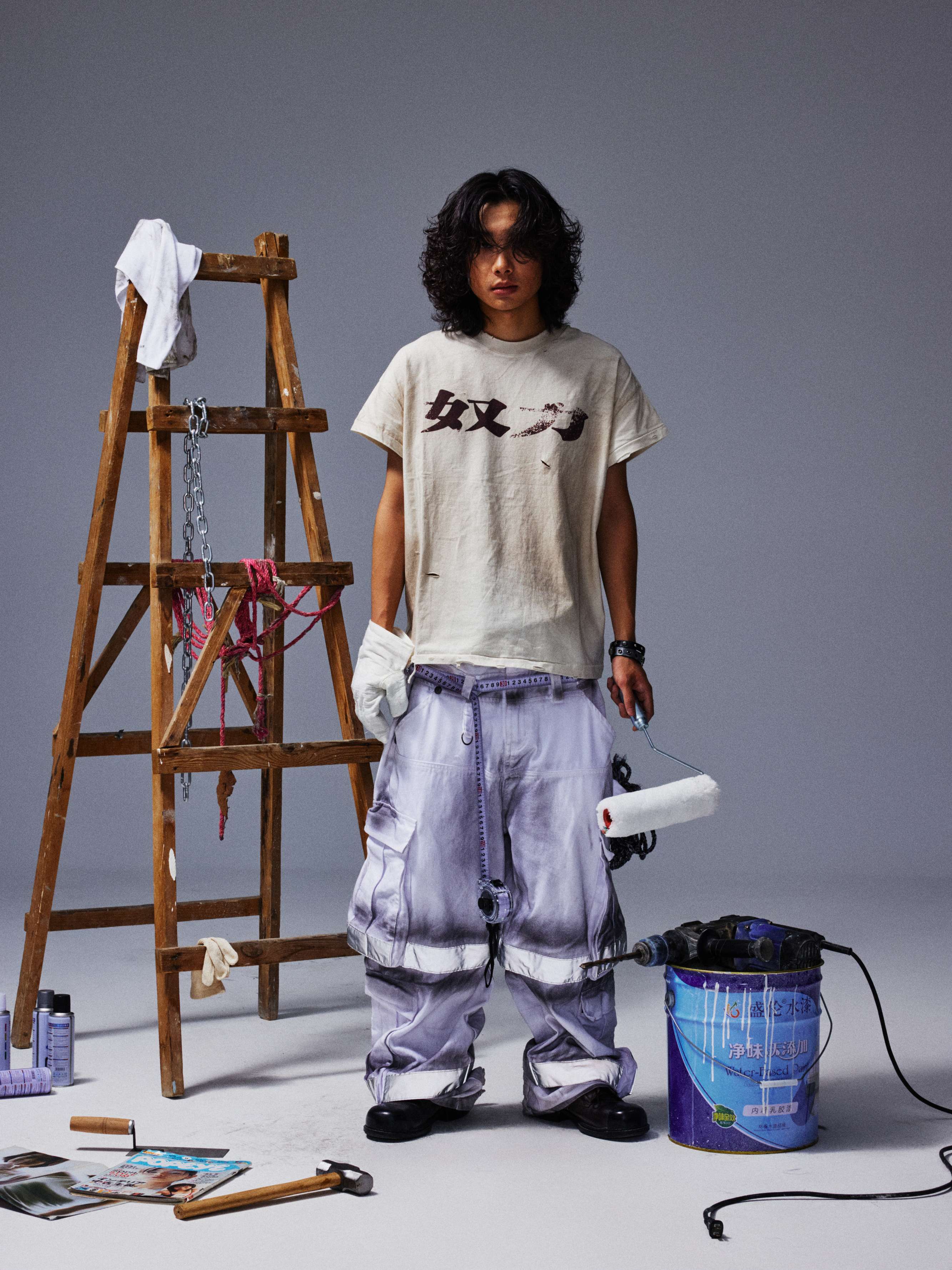 DROP2 LABOURER CARGO PANTS - PSYLOS 1, DROP2 LABOURER CARGO PANTS, Jeans, TecNineGroup, PSYLOS 1