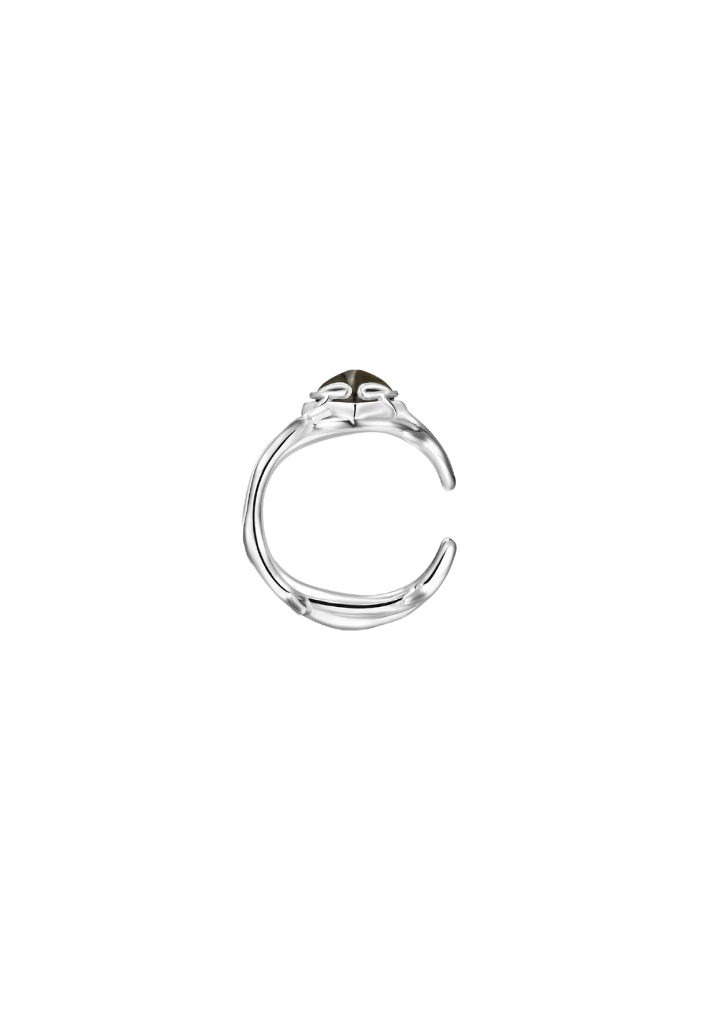 Black Phoenix Obsidian Ear Clip - PSYLOS 1, Black Phoenix Obsidian Ear Clip, Accessories, The Last Redemption, PSYLOS 1