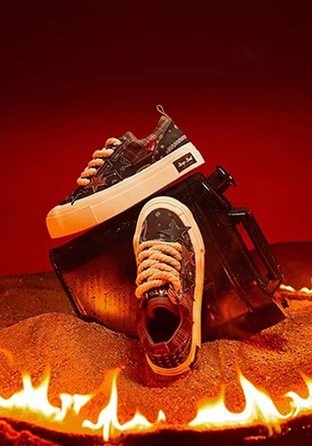 KAALIXTO丨Star Canvas Shoes-Paisley - PSYLOS 1, KAALIXTO丨Star Canvas Shoes-Paisley, Canvas Sneakers, Hype States Sale, PSYLOS 1