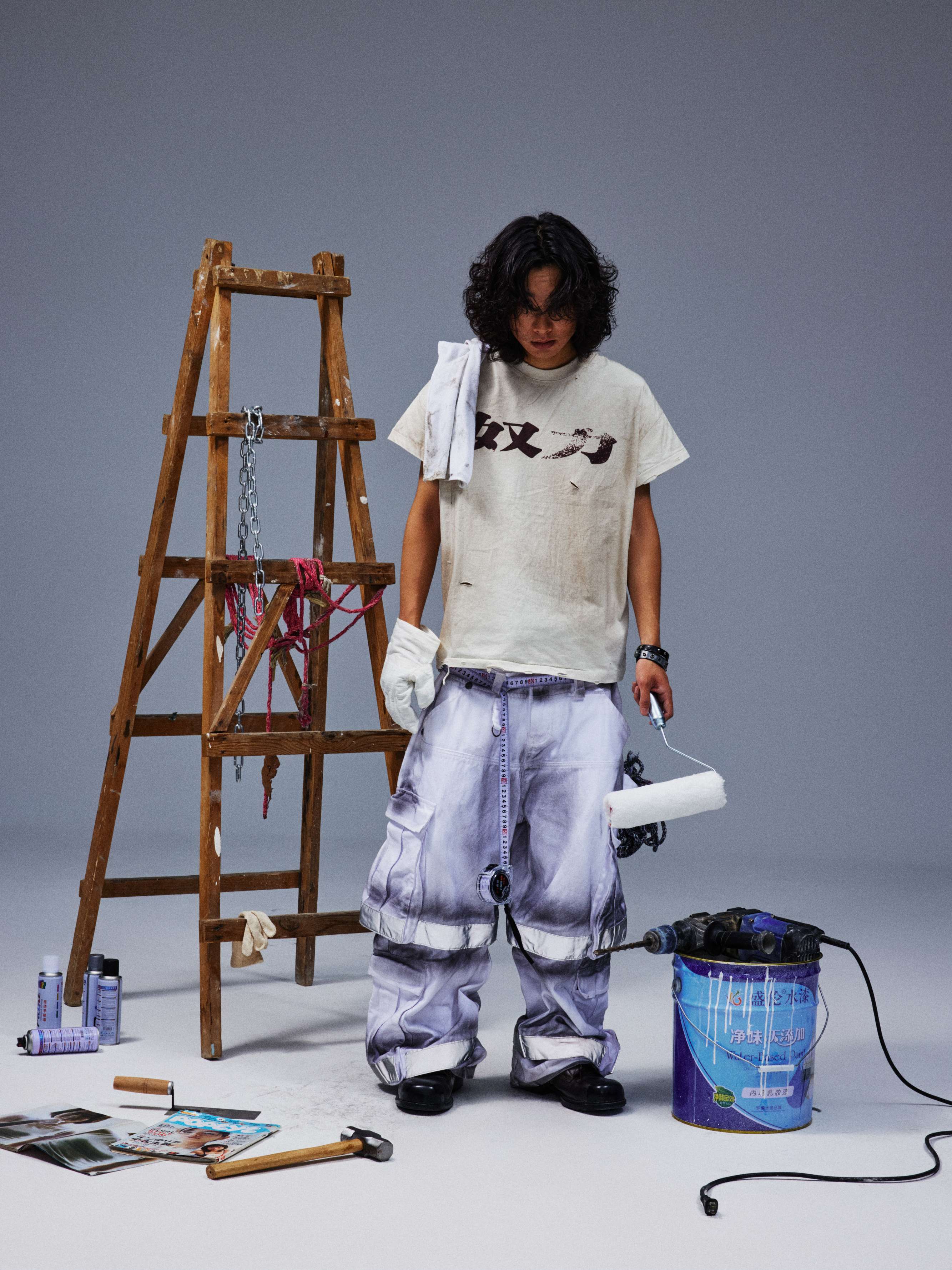 DROP2 LABOURER CARGO PANTS - PSYLOS 1, DROP2 LABOURER CARGO PANTS, Jeans, TecNineGroup, PSYLOS 1