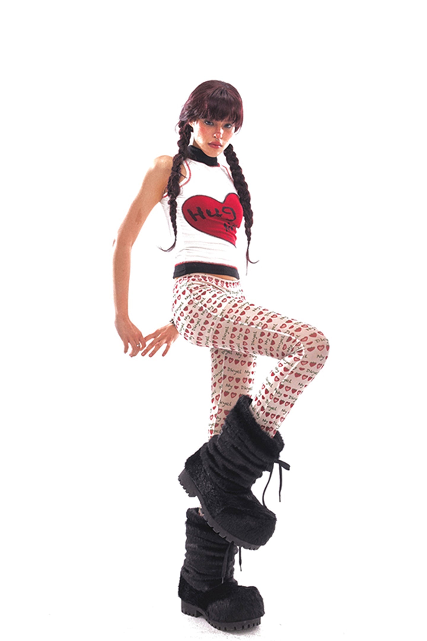 Heart Patch Vest - PSYLOS 1, Heart Patch Vest, Tank Top, NyDkyel, PSYLOS 1