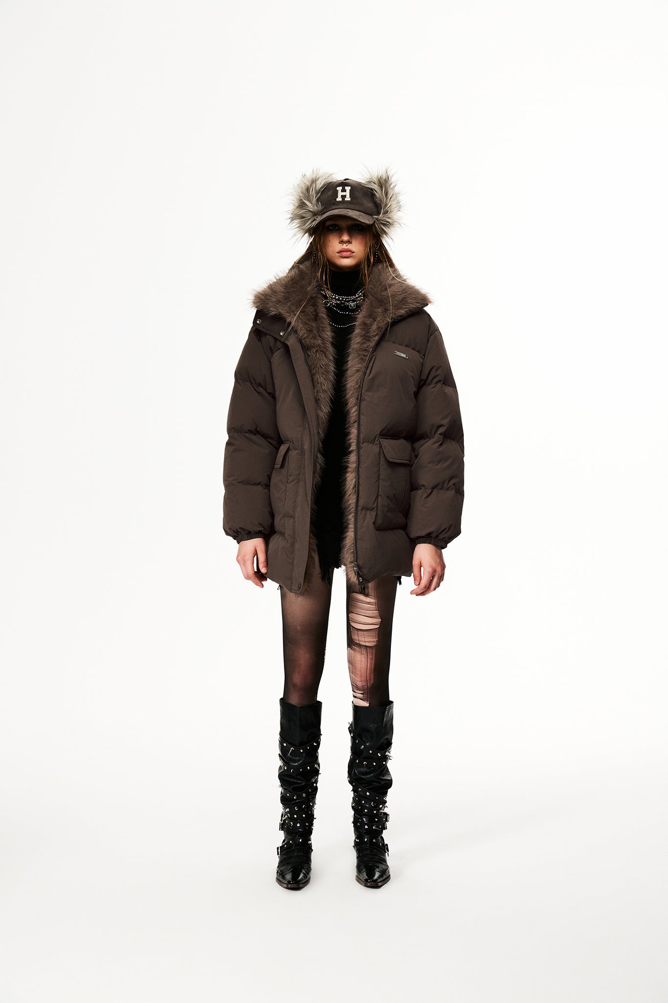 Mid-length Down Jacket