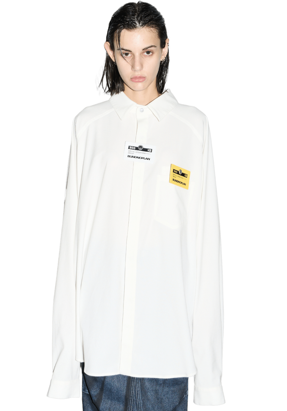 Detachable Business Card Design Shirt - PSYLOS 1, Detachable Business Card Design Shirt, Pants, BLIND NO PLAN, PSYLOS 1