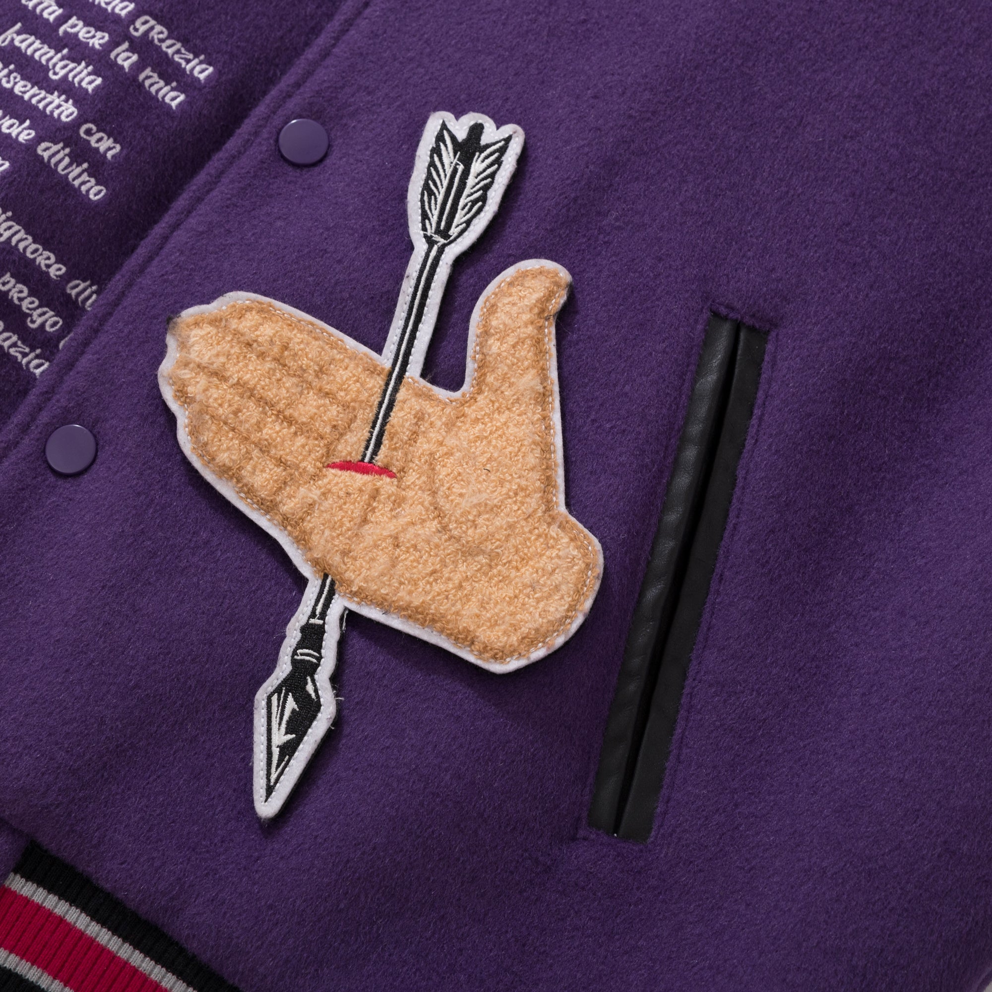 BURNIN* 11th Anniversary Underground Palace Velcro Patch Baseball Jacket - PSYLOS 1, BURNIN* 11th Anniversary Underground Palace Velcro Patch Baseball Jacket, Jacket, Burnin, PSYLOS 1