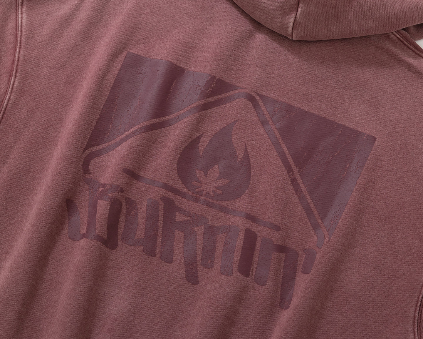 BURNIN* “97’series” worn square logo washed and distressed hooded sweatshirt - PSYLOS 1, BURNIN* “97’series” worn square logo washed and distressed hooded sweatshirt, T-Shirt, Burnin, PSYLOS 1