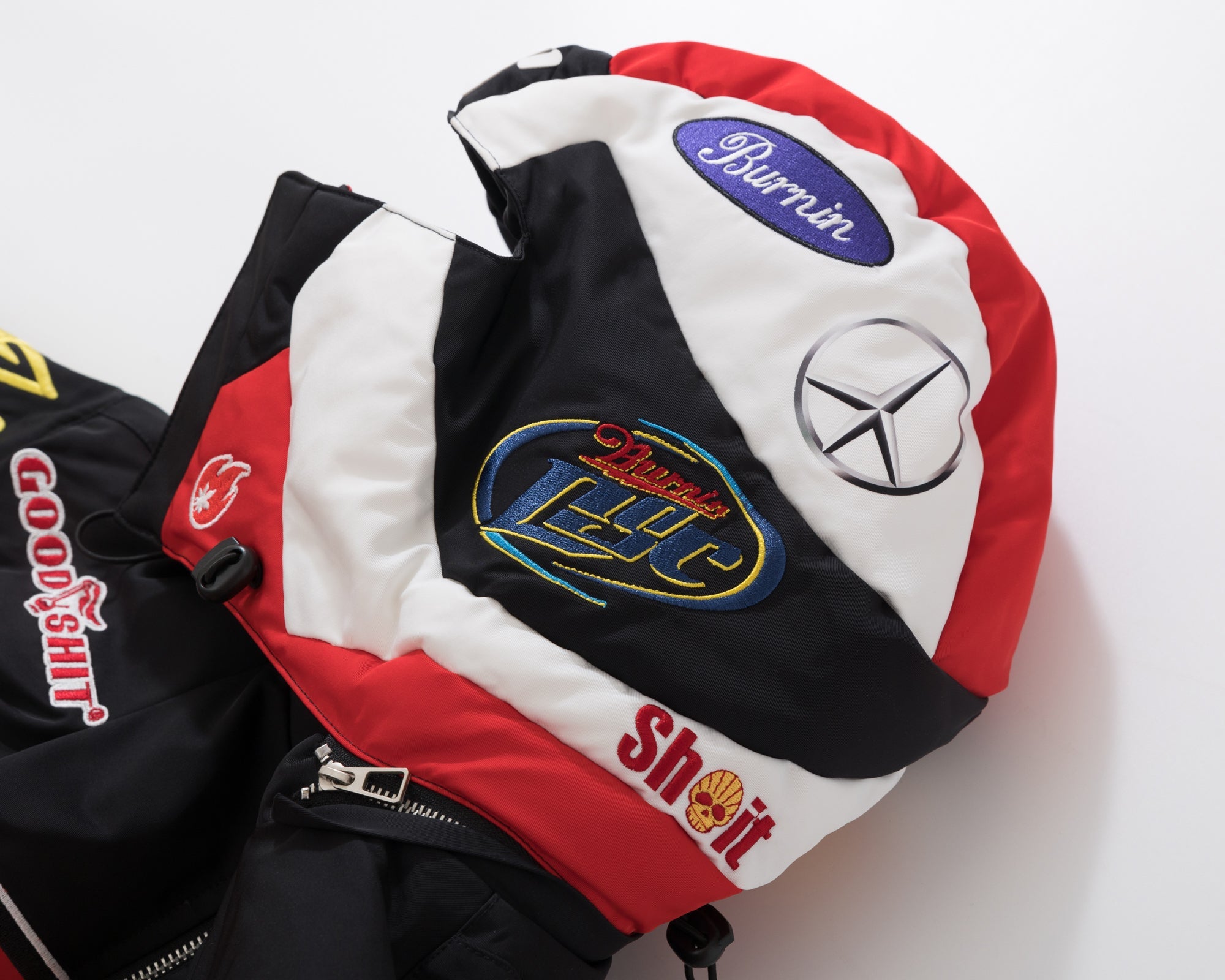 BURNIN* "2503" Helmet Deconstructed Racing Cotton Jacket - PSYLOS 1, BURNIN* "2503" Helmet Deconstructed Racing Cotton Jacket, Jacket, Burnin, PSYLOS 1