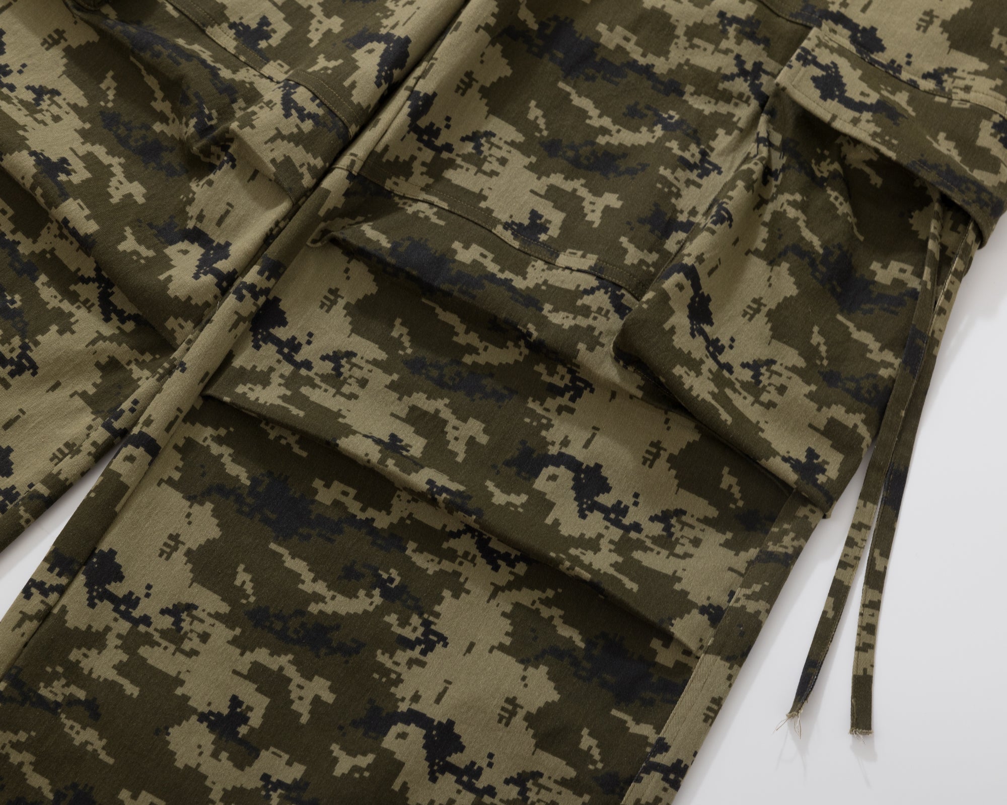 Burnin* "2503" Digital Camouflage Wide-Leg Pants - PSYLOS 1, Burnin* "2503" Digital Camouflage Wide-Leg Pants, Pants, Burnin, PSYLOS 1