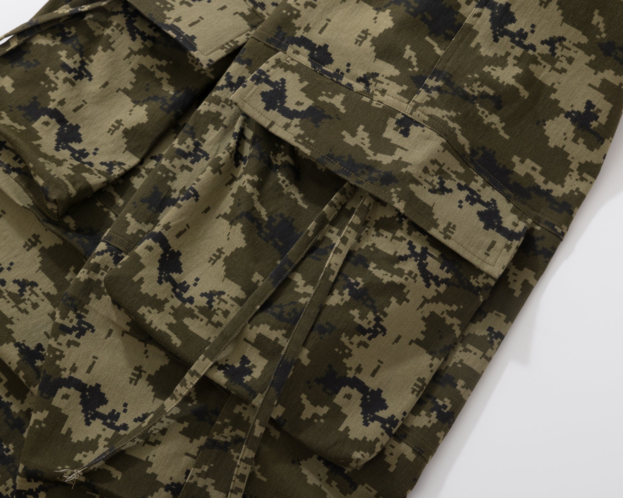 Burnin* "2503" Digital Camouflage Wide-Leg Pants - PSYLOS 1, Burnin* "2503" Digital Camouflage Wide-Leg Pants, Pants, Burnin, PSYLOS 1