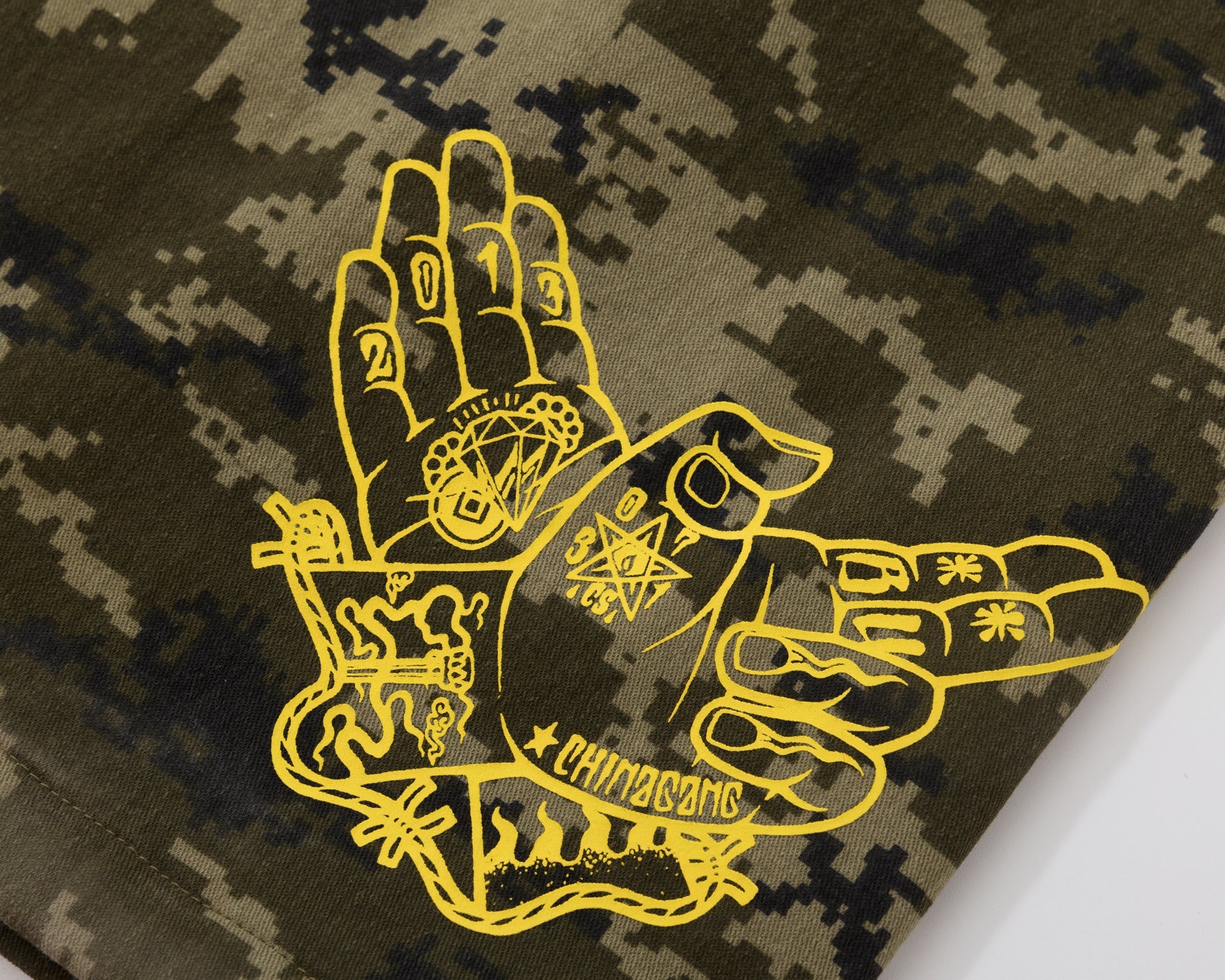 Burnin* "2503" Digital Camouflage Wide-Leg Pants - PSYLOS 1, Burnin* "2503" Digital Camouflage Wide-Leg Pants, Pants, Burnin, PSYLOS 1