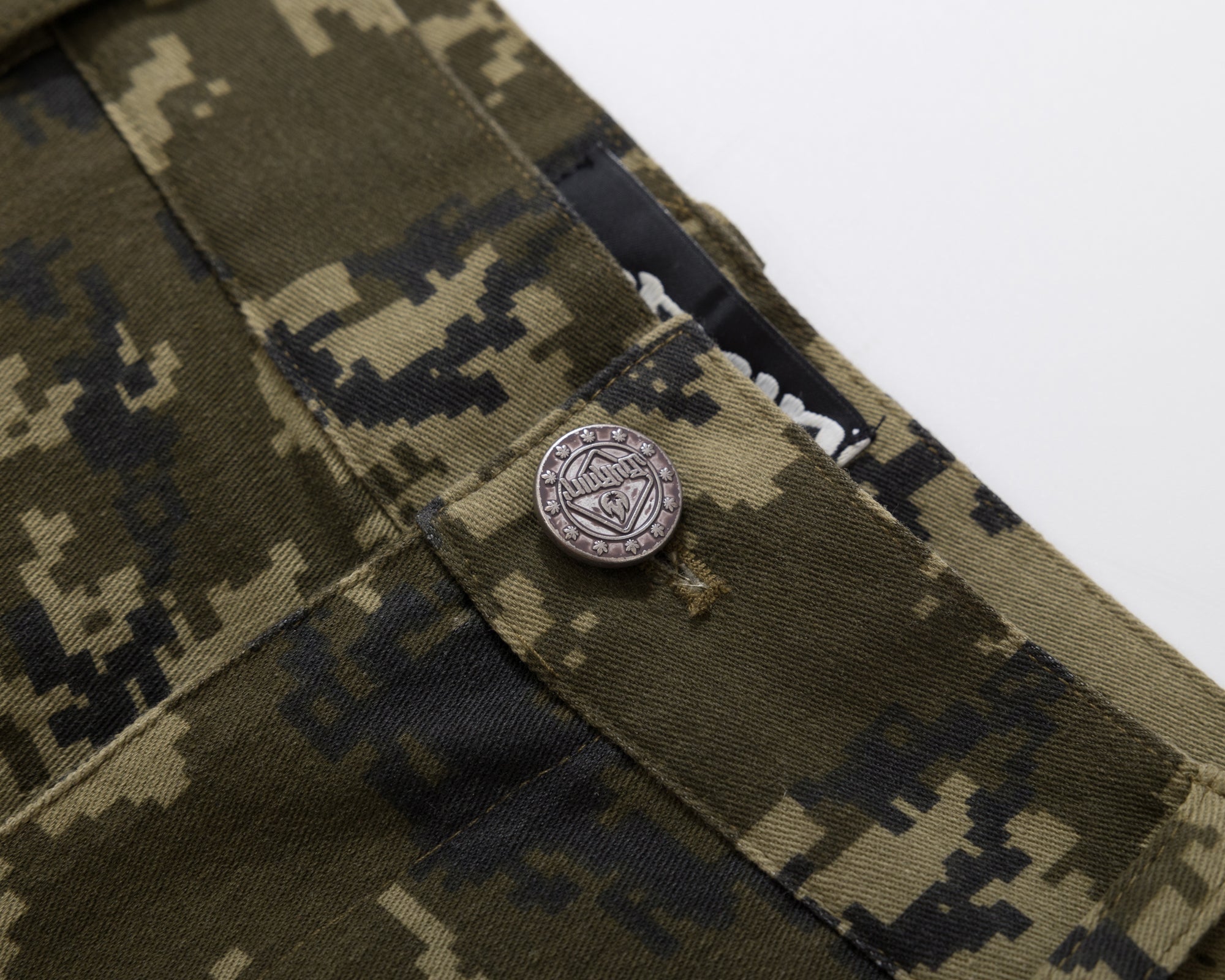 Burnin* "2503" Digital Camouflage Wide-Leg Pants - PSYLOS 1, Burnin* "2503" Digital Camouflage Wide-Leg Pants, Pants, Burnin, PSYLOS 1