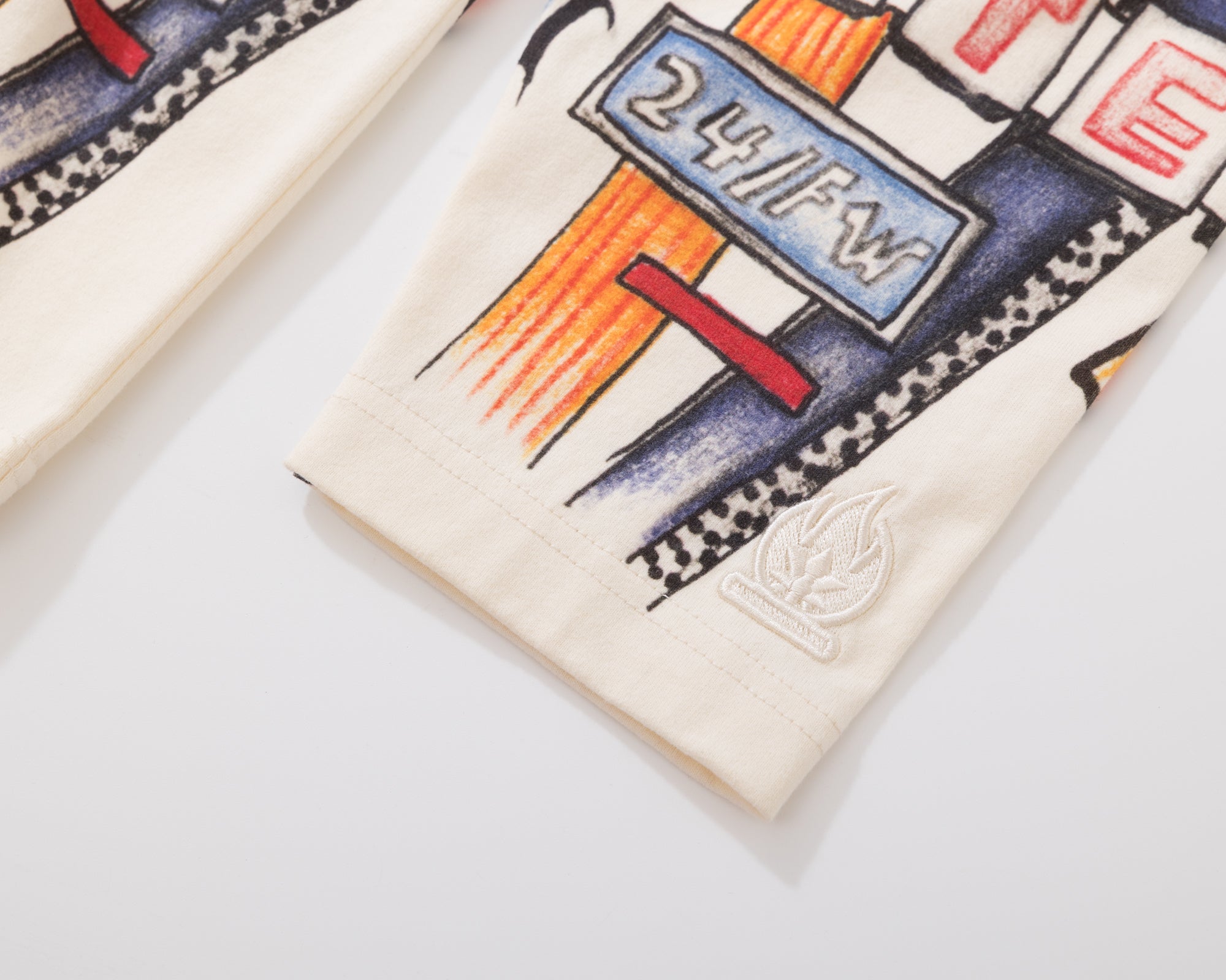 BURNIN* "All Roads Lead to Freedom" Graffiti Hand-Painted Long Sleeve T-Shirt - PSYLOS 1, BURNIN* "All Roads Lead to Freedom" Graffiti Hand-Painted Long Sleeve T-Shirt, T-Shirt, Burnin, PSYLOS 1