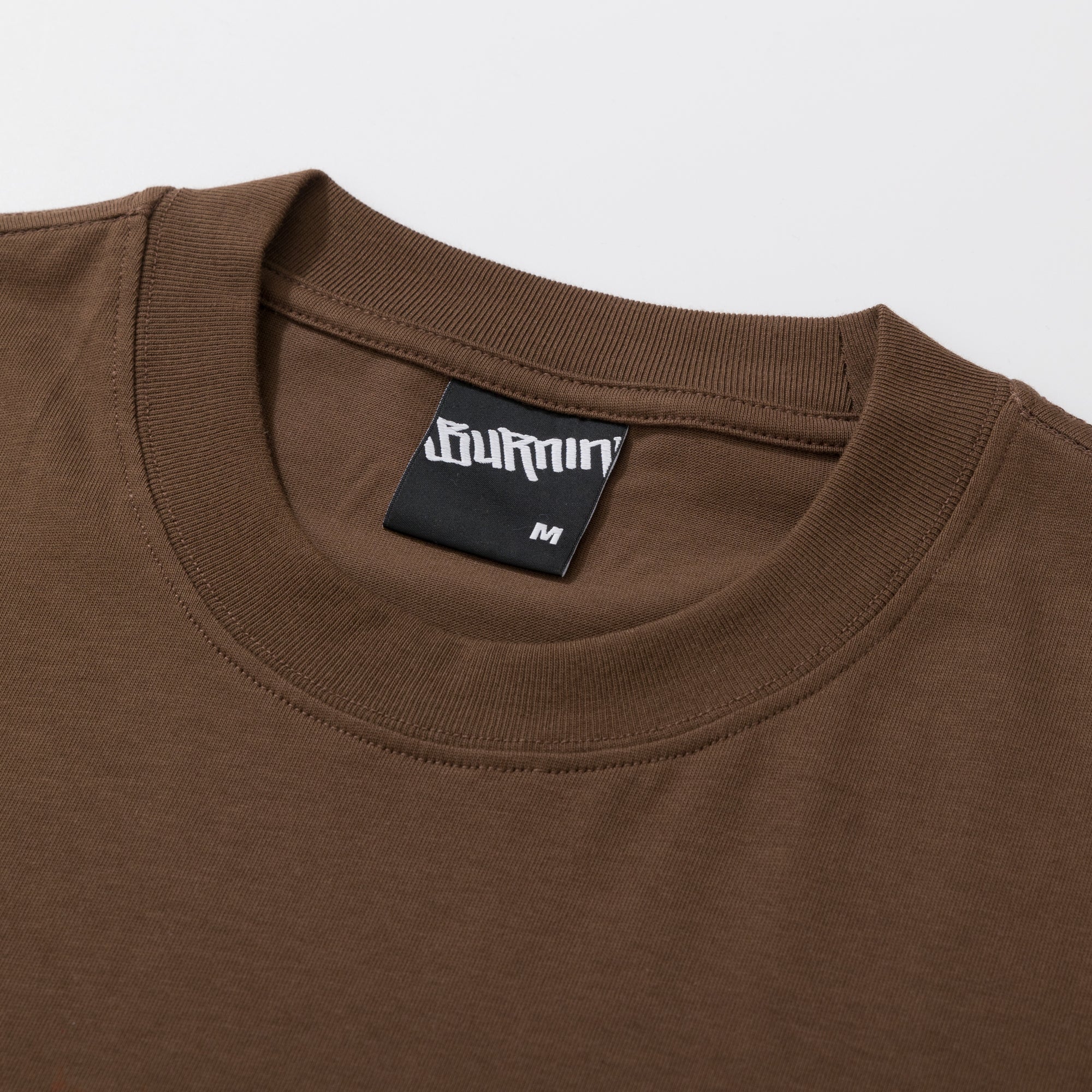 BURNIN*Spark Flame Lava Letter Print Short Sleeve T-shirt - PSYLOS 1, BURNIN*Spark Flame Lava Letter Print Short Sleeve T-shirt, T-Shirt, Burnin, PSYLOS 1