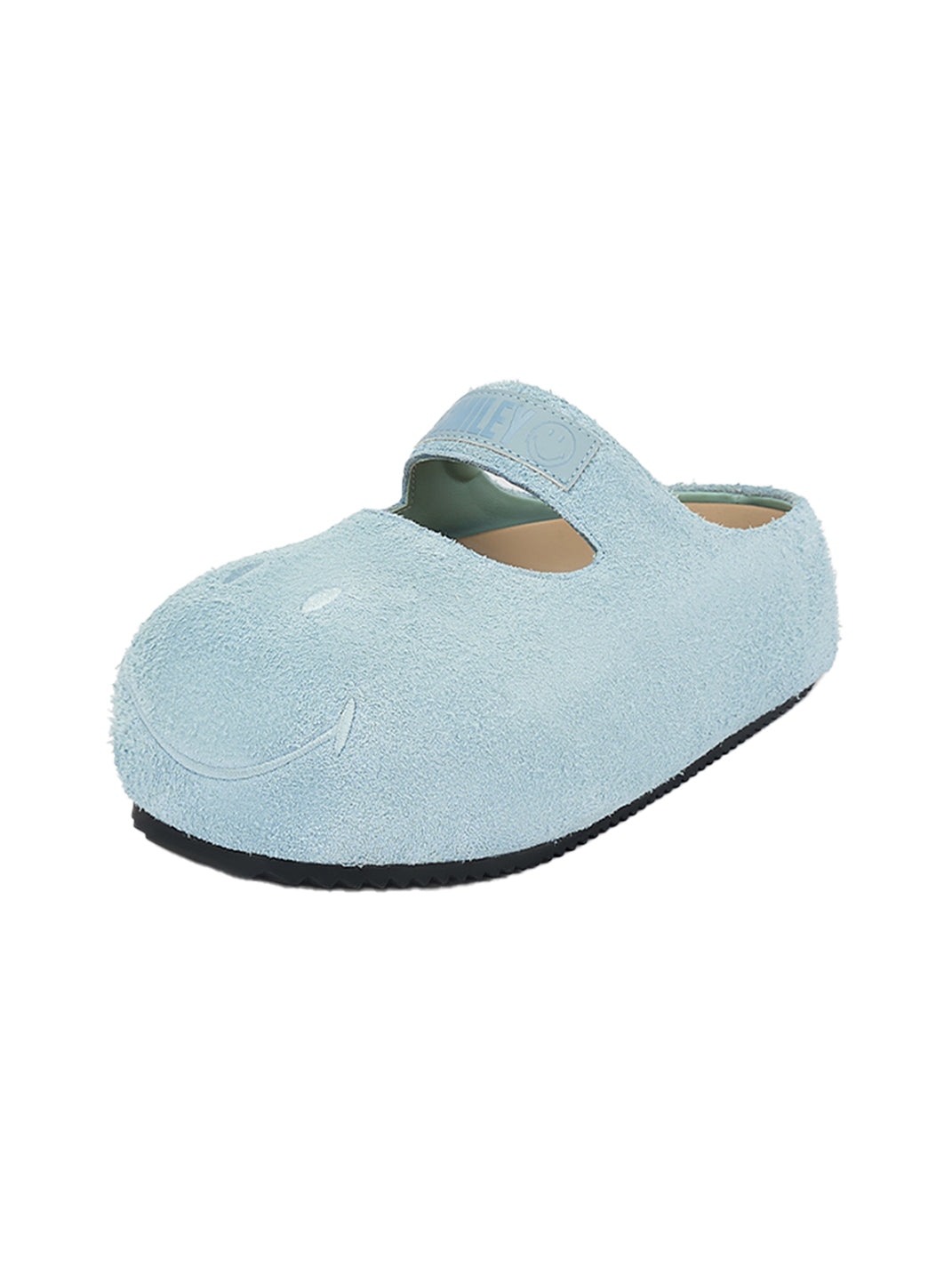 SMILEY | Blue Slip-On Mary Jane Mules - PSYLOS 1, SMILEY | Blue Slip-On Mary Jane Mules, Slippers, SMILEY•JAPAN, PSYLOS 1