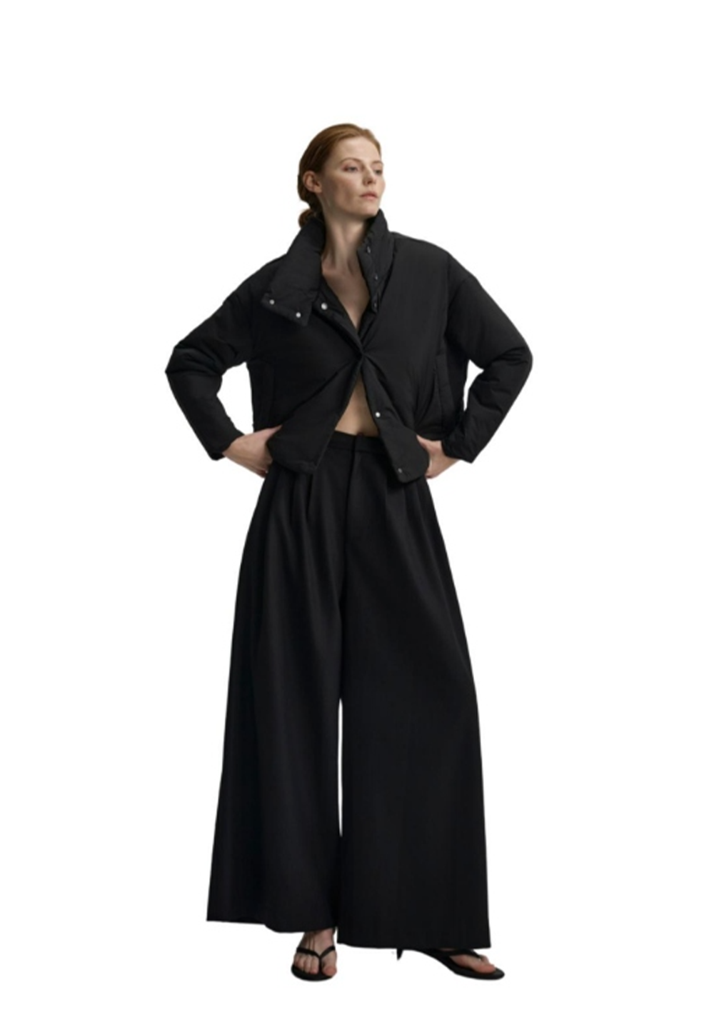 100% Cashmere Pants And Skirts Couture Collection - Black