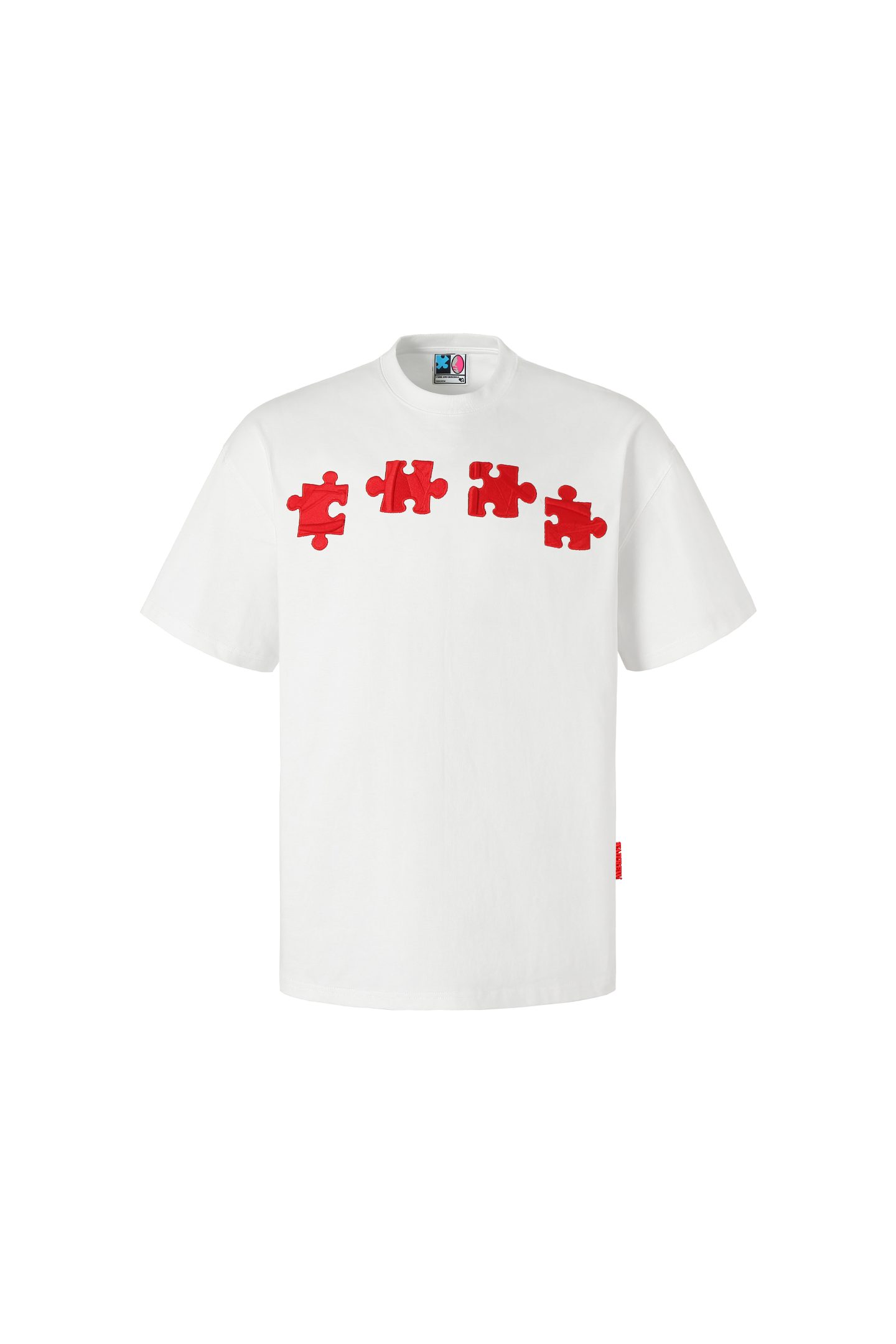 YADcrew | New Style Puzzle Texture Trendy All-Match Casual Short-Sleeved T-Shirt - PSYLOS 1, YADcrew | New Style Puzzle Texture Trendy All-Match Casual Short-Sleeved T-Shirt, T-Shirt, YADcrew•JAPAN, PSYLOS 1