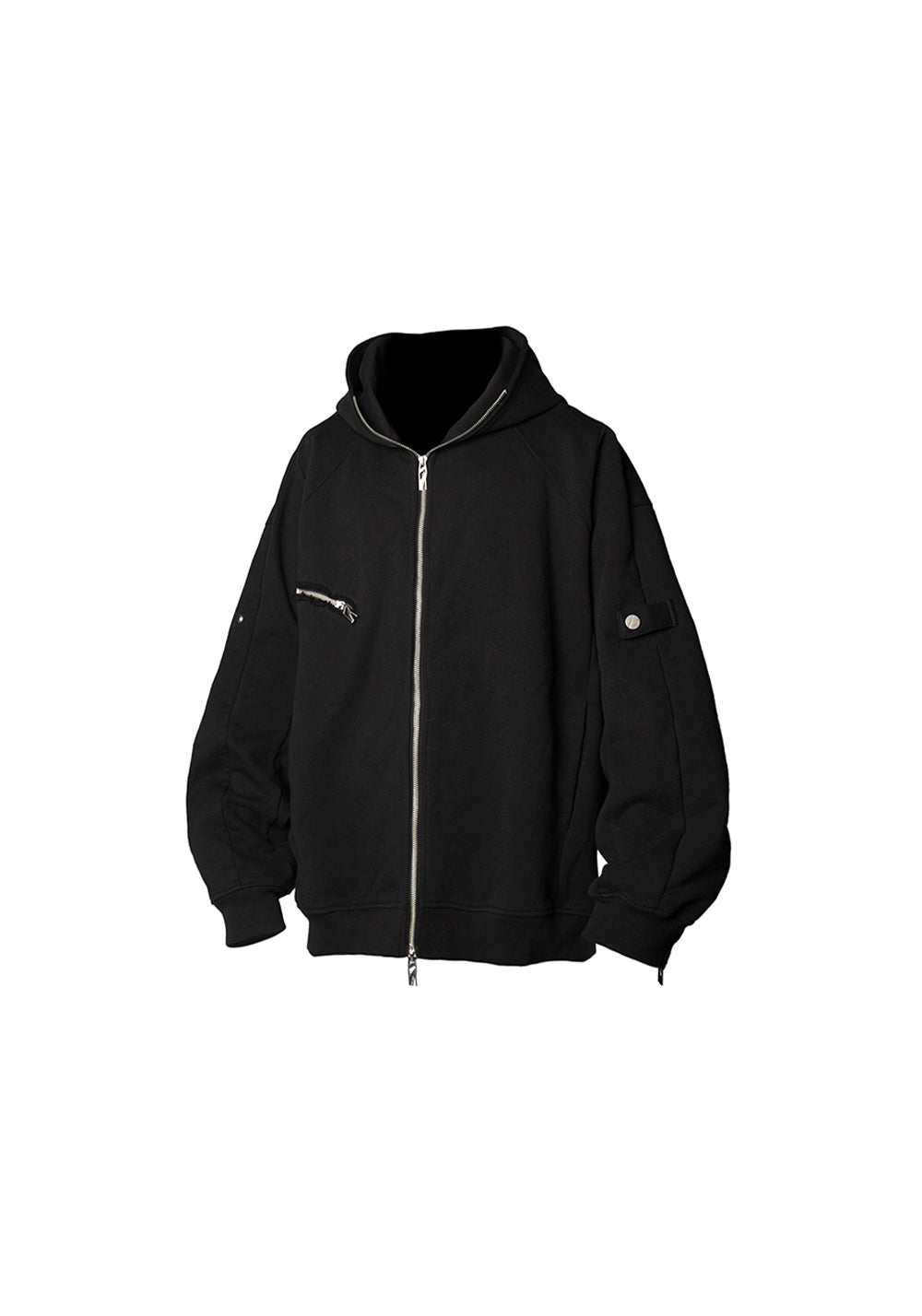 RELABEL丨Triple Zipper Detachable Crop Patchwork Multi-Wear Zip Sweatshirt - PSYLOS 1, RELABEL丨Triple Zipper Detachable Crop Patchwork Multi-Wear Zip Sweatshirt, Sweatshirts, RELABEL, PSYLOS 1