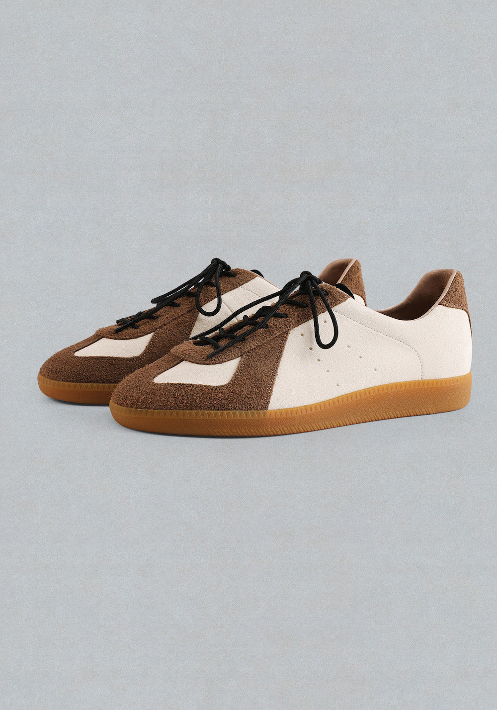 No Gi Retro Sneakers - Spring Edition(White&Brown) - PSYLOS 1, No Gi Retro Sneakers - Spring Edition(White&Brown), Shoes, PANE, PSYLOS 1