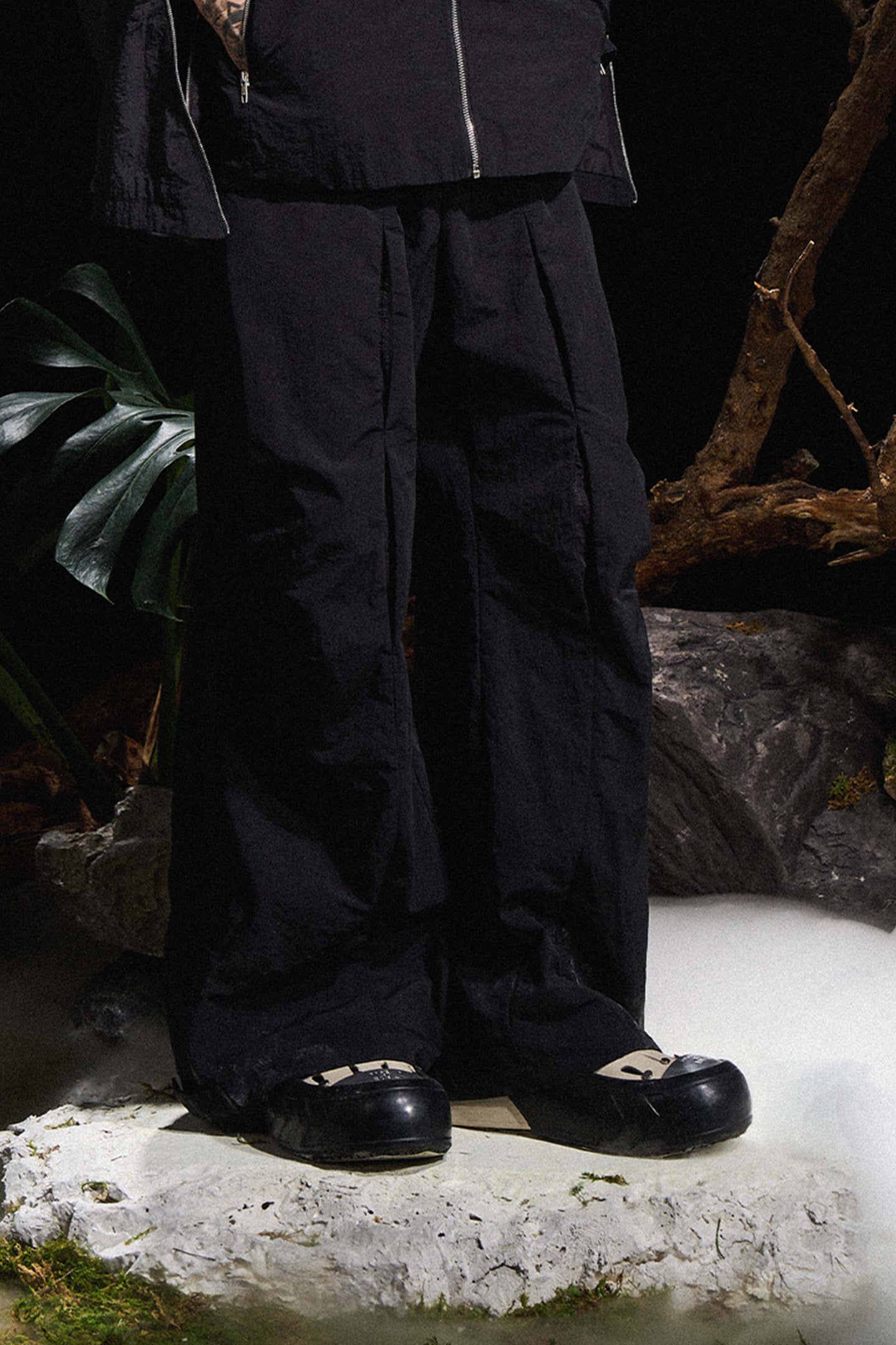 RELABEL丨Multi-zip Patchwork Casual Pants - PSYLOS 1, RELABEL丨Multi-zip Patchwork Casual Pants, Pants, RELABEL, PSYLOS 1