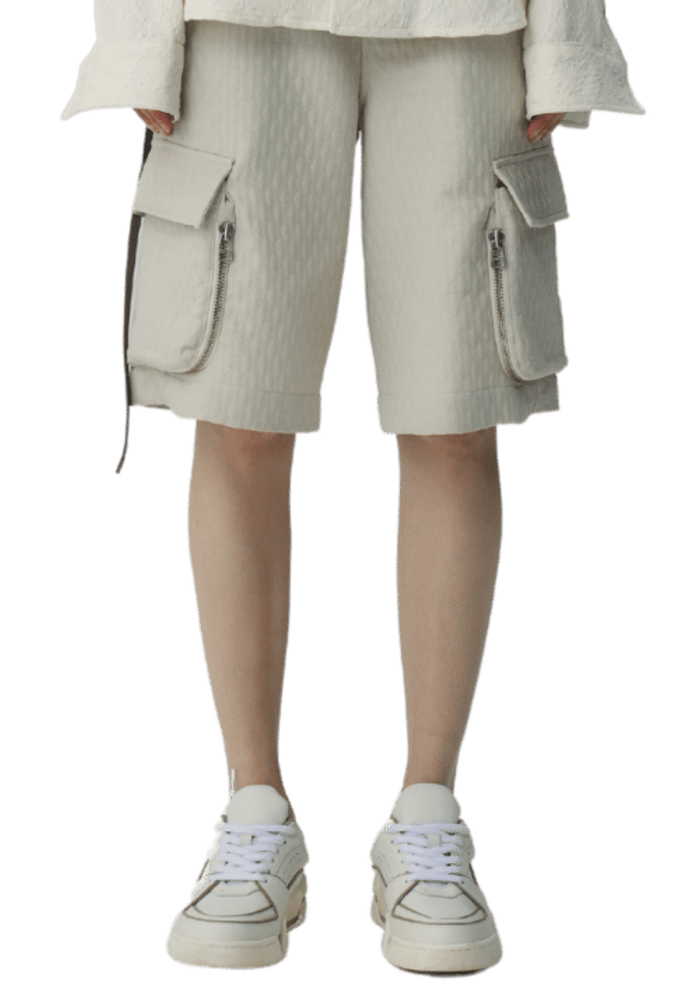 Belted Lozenge Shorts - PSYLOS 1, Belted Lozenge Shorts, Shorts, The Last Redemption, PSYLOS 1