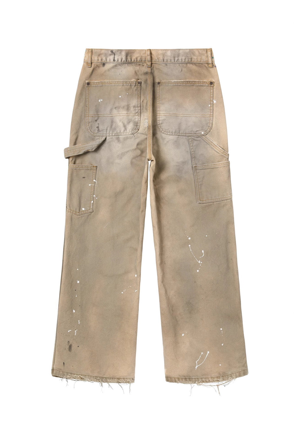 REGEN ZONE丨"RIOT" Dirty White Cross Distressed Logger Pants - PSYLOS 1, REGEN ZONE丨"RIOT" Dirty White Cross Distressed Logger Pants, Pants, REGEN ZONE•JAPAN, PSYLOS 1