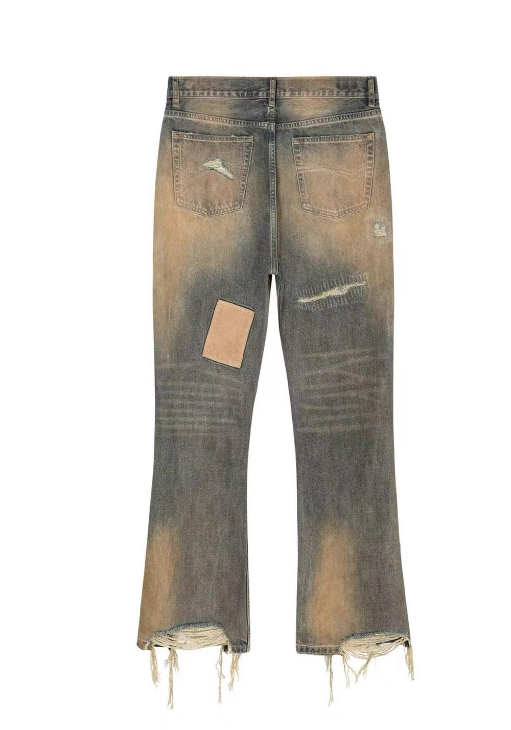 REGEN ZONE丨"RIOT" Boro Distressed Patchwork Pants - PSYLOS 1, REGEN ZONE丨"RIOT" Boro Distressed Patchwork Pants, Pants, REGEN ZONE•JAPAN, PSYLOS 1