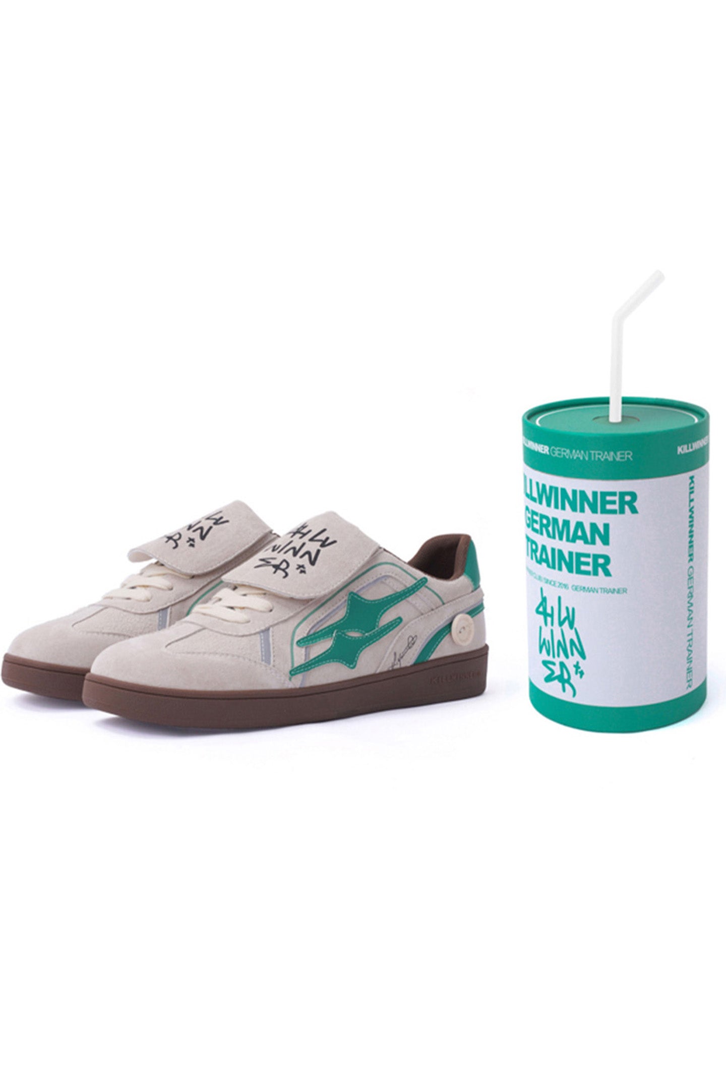 KILLWINNER丨Retro Training Sneaker-Green - PSYLOS 1, KILLWINNER丨Retro Training Sneaker-Green, Retro Trainers, KILLWINNER•JAPAN, PSYLOS 1