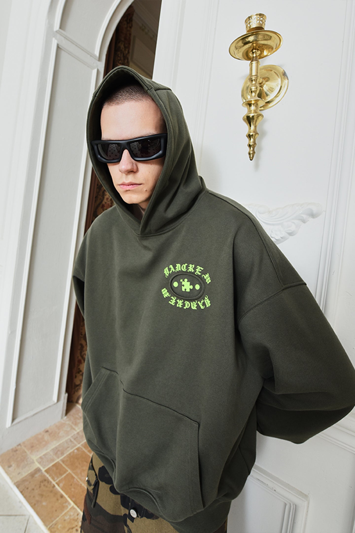 YADcrew | Gothic Hole Hooded Hip-hop Pocket Versatile Sweatshirt - PSYLOS 1, YADcrew | Gothic Hole Hooded Hip-hop Pocket Versatile Sweatshirt, Hoodie, YADcrew•JAPAN, PSYLOS 1