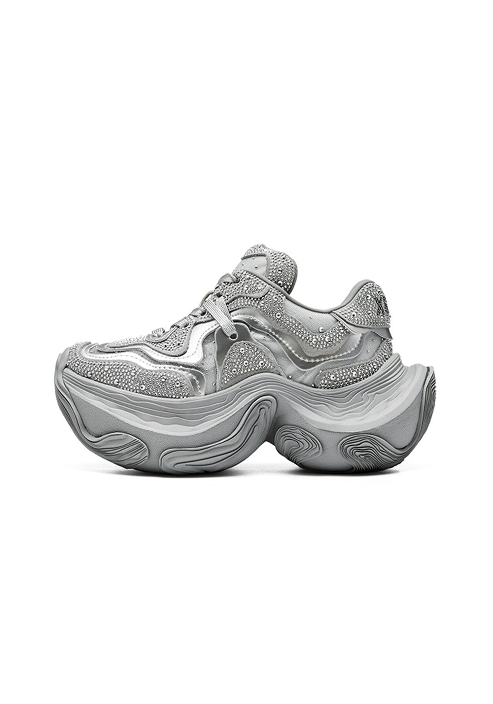 XMZY | Starlight Goddess Platforms-Gray - PSYLOS 1, XMZY | Starlight Goddess Platforms-Gray, Chunky Sneakers, XMZY•JAPAN, PSYLOS 1